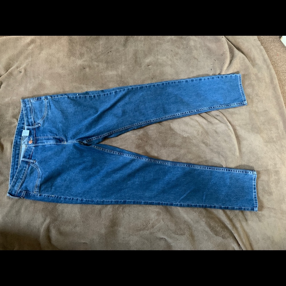 Womens plus size Denim blue jeans